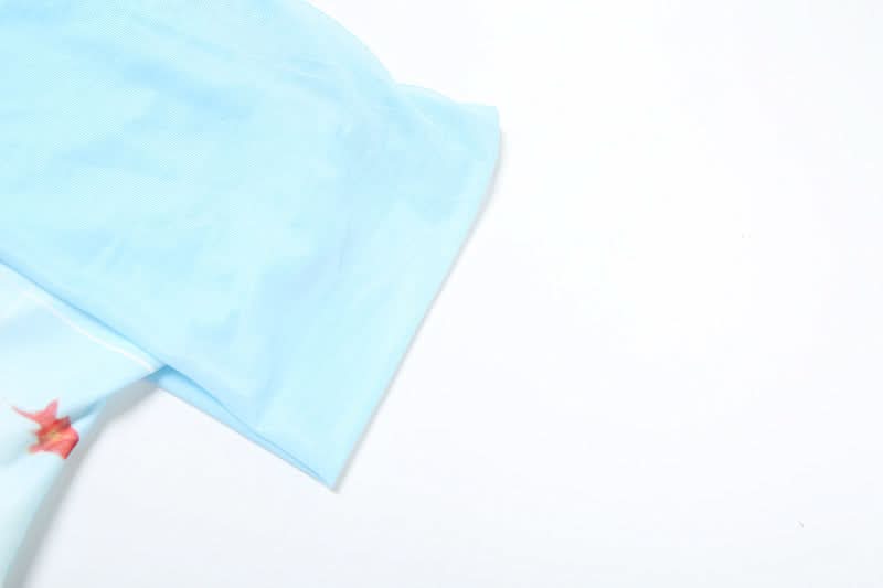 Whimsical Goldfish Off-Shoulder Mesh Midi Dress | Chic Bodycon for Fall Evenings