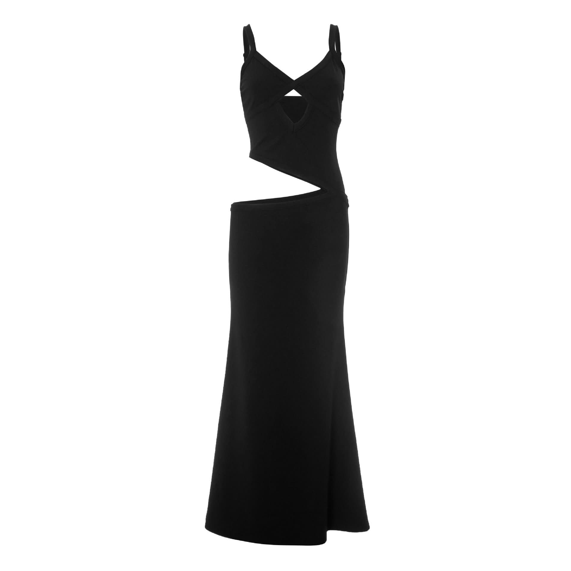 Show-Stopping Black Cutout Maxi Dress | The Ultimate Holiday Party & NYE Statement
