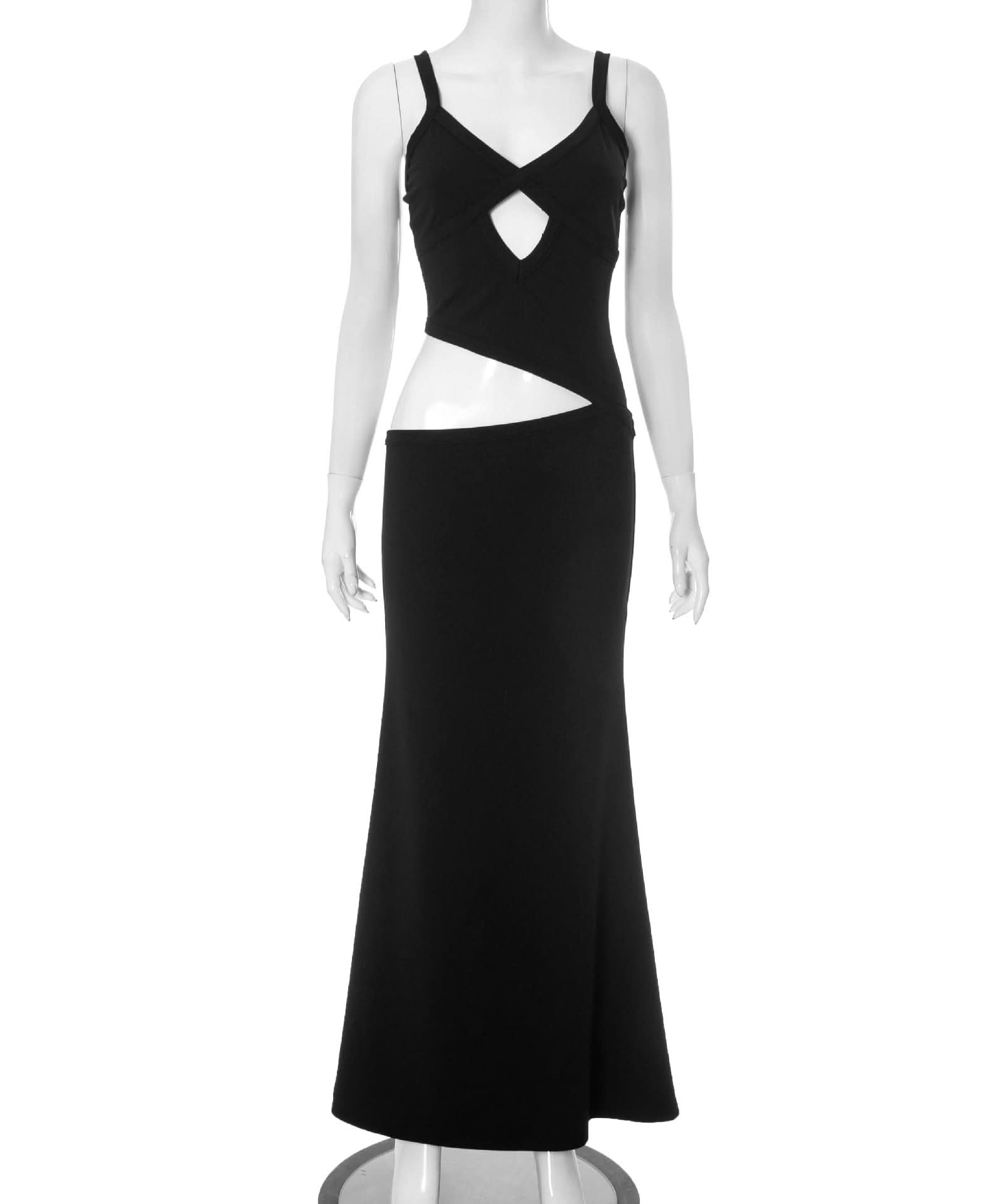 Show-Stopping Black Cutout Maxi Dress | The Ultimate Holiday Party & NYE Statement