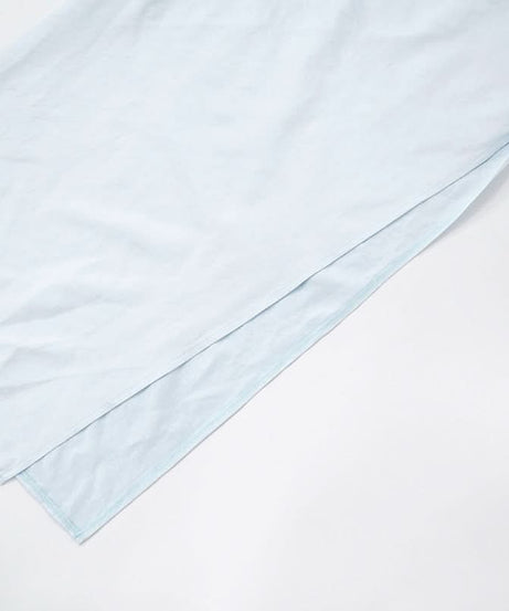 Dreamy Sky Blue Lace & Satin High-Slit Maxi Slip Dress – Fall Wedding Guest & Gala Ready