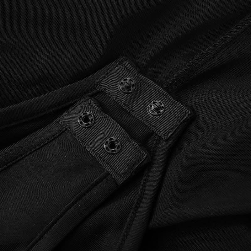 Sultry Black Sheer Mesh Halter Maxi Dress – Your Daring Pick for Fall Parties & Nights Out