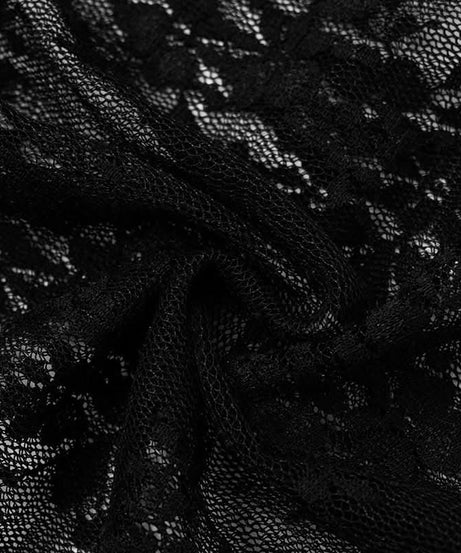 Seductive Black Lace Halter Cut-Out Jumpsuit - Perfect for Halloween & Daring Fall Nights