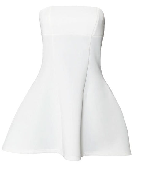 The Flattering Little White Dress: Chic Strapless Mini for Holiday Parties & Resort Escapes