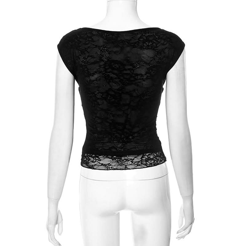 Sophisticated Black Lace Cowl Neck Ruched Top – Your Fall & Holiday Go-To