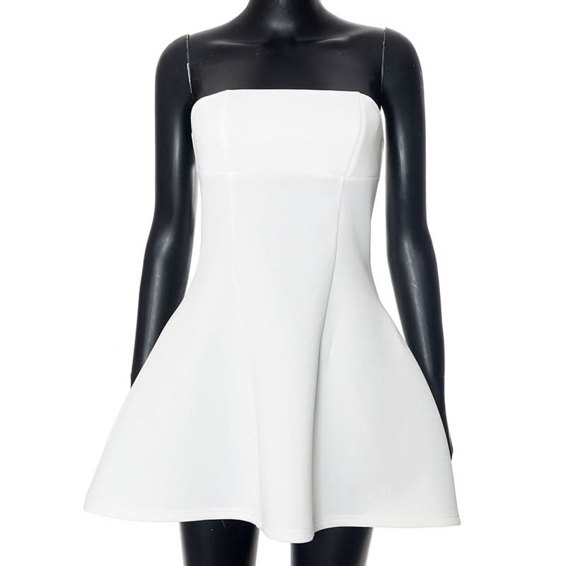 The Flattering Little White Dress: Chic Strapless Mini for Holiday Parties & Resort Escapes