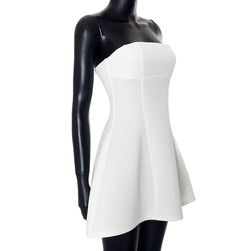 The Flattering Little White Dress: Chic Strapless Mini for Holiday Parties & Resort Escapes