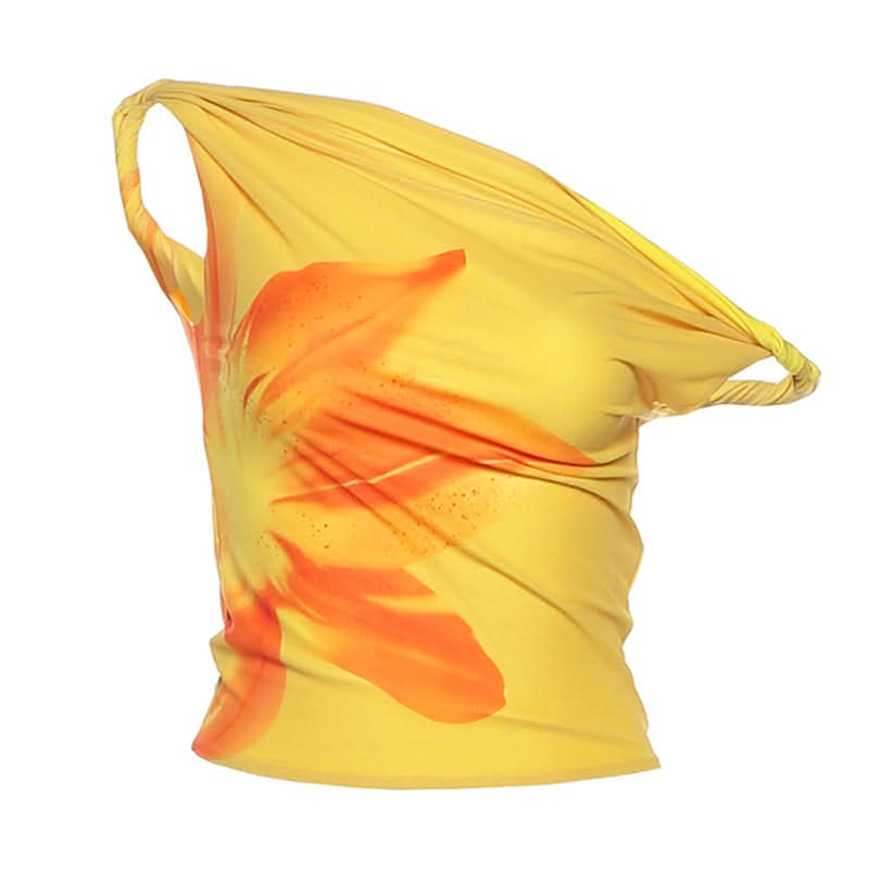 Vibrant Yellow Floral One-Shoulder Top for Women – Your Fall Getaway Essential