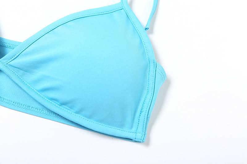 Y2K Vibes Sheer Graphic Crop Top & Halter Bralette Set – Trendy 2-Piece Fall Essential