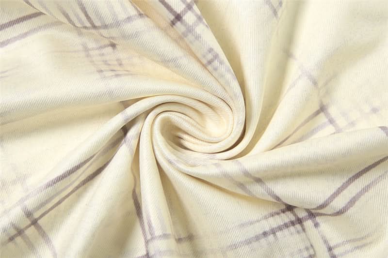 Modern Plaid Bowknot Cut-Out Tank Top - Chic Asymmetrical Fall Style for Women