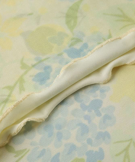 Effortless Lemon & Hydrangea Floral Maxi Skirt – Your Chic Fall Transition Piece