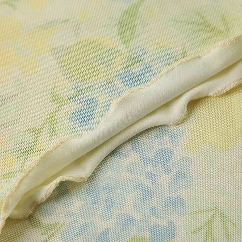 Effortless Lemon & Hydrangea Floral Maxi Skirt – Your Chic Fall Transition Piece