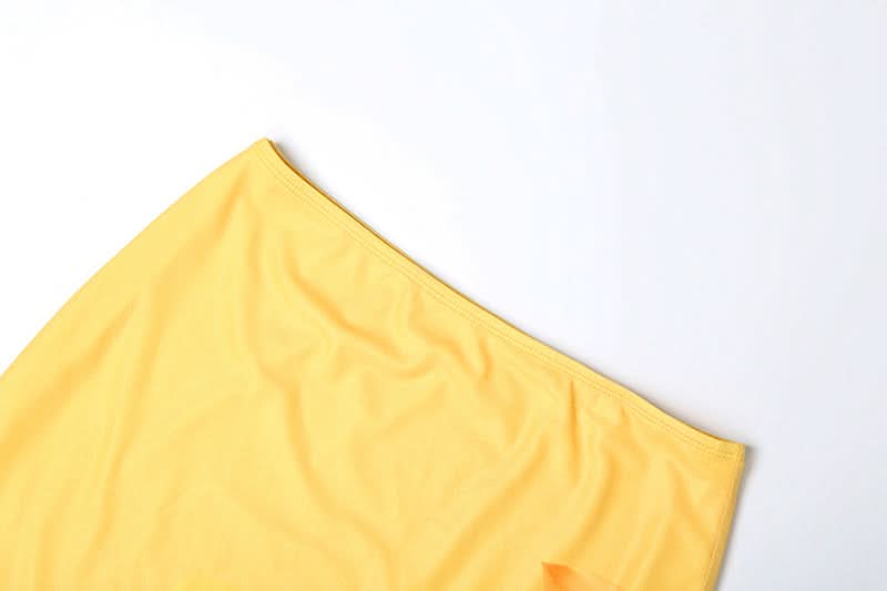 Marigold Sunset Gradient Maxi Skirt | Vibrant Floral Print for Fall & Resort Style