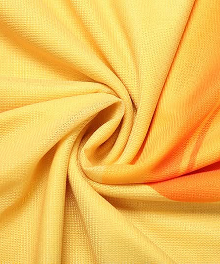 Marigold Sunset Gradient Maxi Skirt | Vibrant Floral Print for Fall & Resort Style