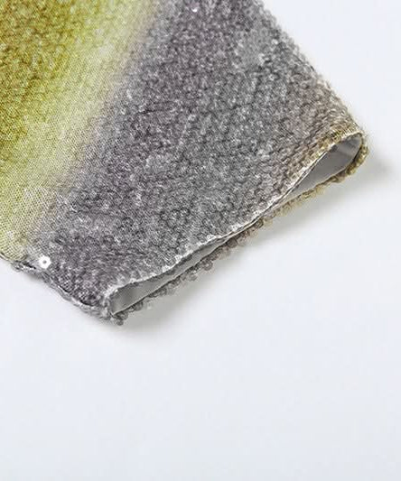 Shimmer & Shine: Ombre Sequin One-Shoulder Top for Holiday Glam