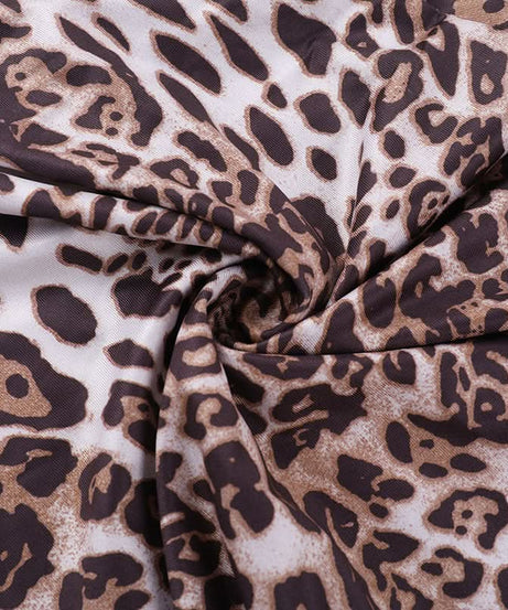 Siren Chic: Daring Leopard & Lace High Slit Maxi Dress - Your Fall & Holiday Party Statement