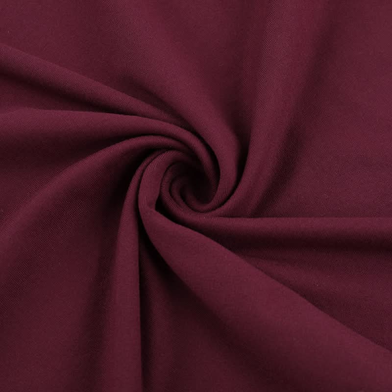 Elegant Burgundy Ruched Cowl Neck Maxi Dress | Chic Cross-Back Formal Gown for Fall & Holidays