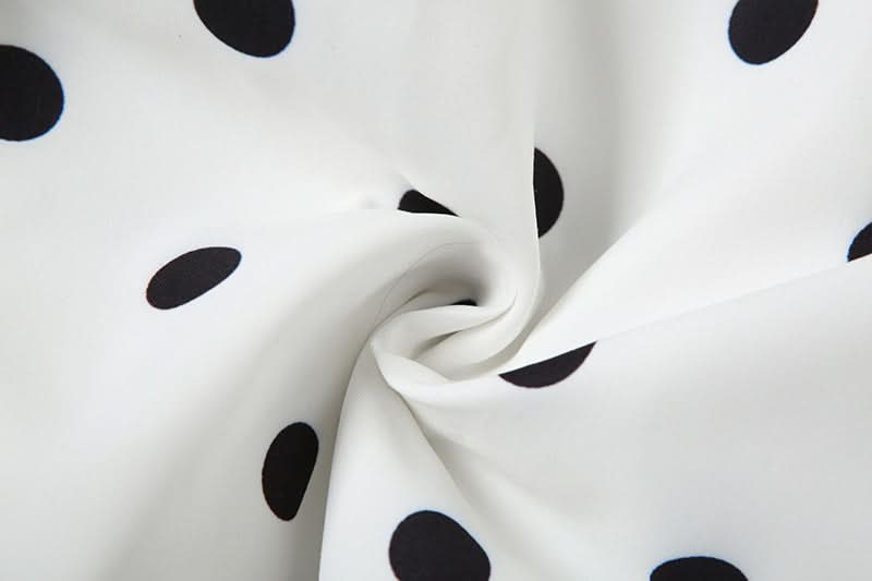 Chic Polka Dot Halter Bubble Hem Mini Dress - Your Fall & Holiday Party Essential!