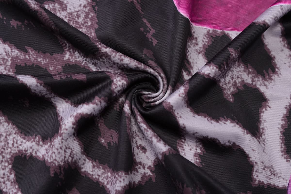 Wild Orchid Leopard Print Maxi Set | One-Shoulder Crop Top & Skirt for Fall Escapes