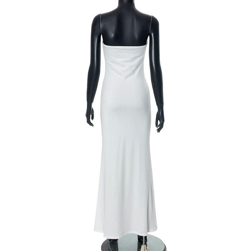 Vibrant Floral Tube Maxi Dress - Your Chic Essential for Fall Getaways & Resort Escapes