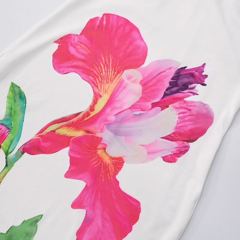 Vibrant Floral Tube Maxi Dress - Your Chic Essential for Fall Getaways & Resort Escapes