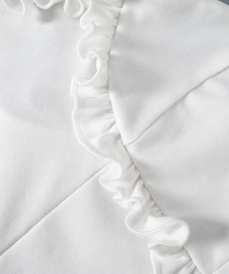 Chic White Ruffle Backless Cami Maxi Dress - Your Resort & Bridal Essential