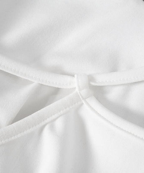 Chic White Ruffle Backless Cami Maxi Dress - Your Resort & Bridal Essential