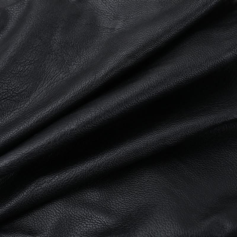 Rebel Chic Studded Faux Leather Lace-Up Corset Bustier - Your Edgy Fall & Halloween Statement Top