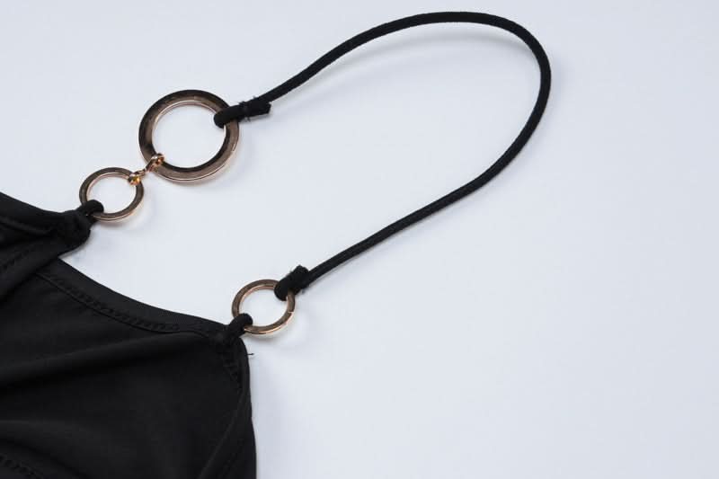 Obsidian Ring Cut-Out Maxi Dress - Fierce Fall/Winter Party & NYE Statement