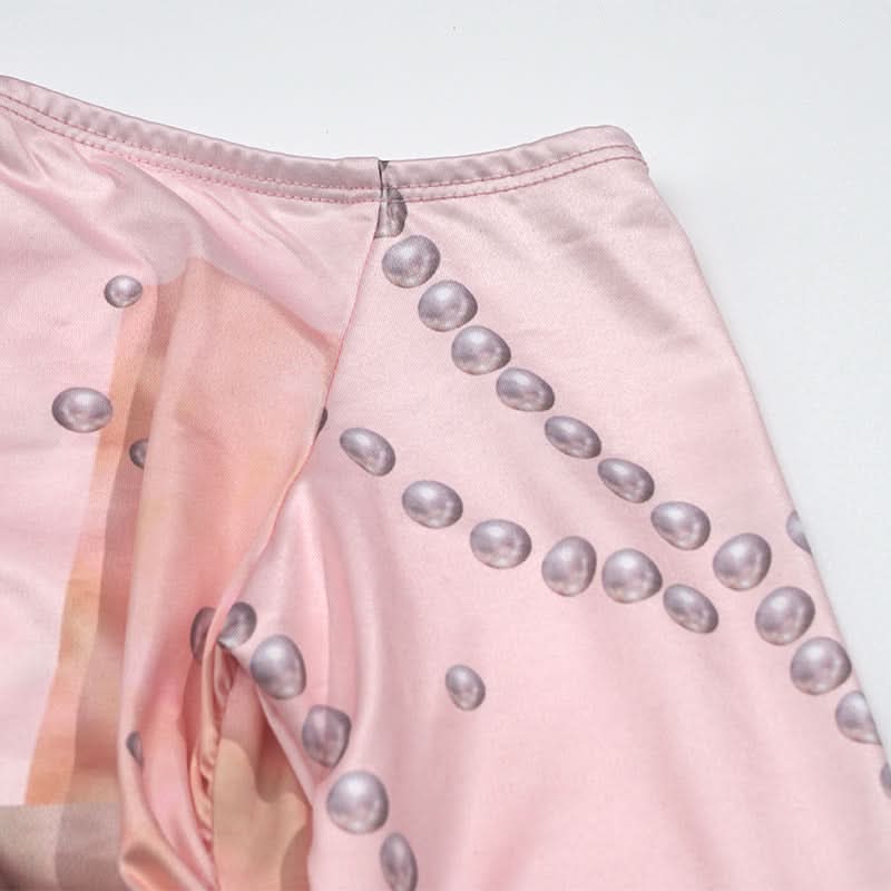 Romantic Rose & Butterfly One-Shoulder Maxi Dress | Chic Fall Event Attire