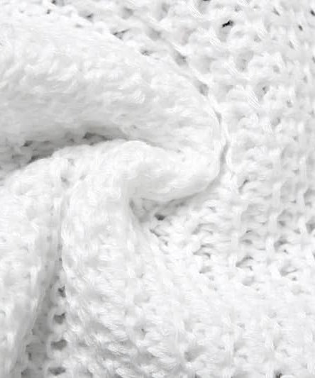 Crochet-Inspired White Halter Bikini Set | Chic Two-Piece Swimwear for Resort & Tropical Vacations