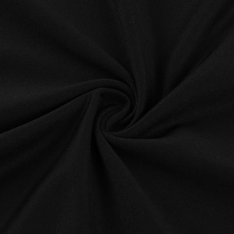 Glamorous Black Halter Off-Shoulder Cutout Maxi Dress | Fall & Holiday Event Ready