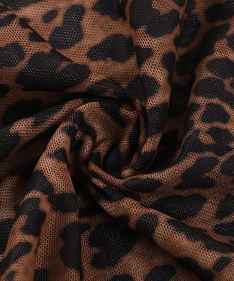 Fierce & Flirty: Leopard Print Sheer Ruffle Cami Top – Fall's Hottest Going-Out Style