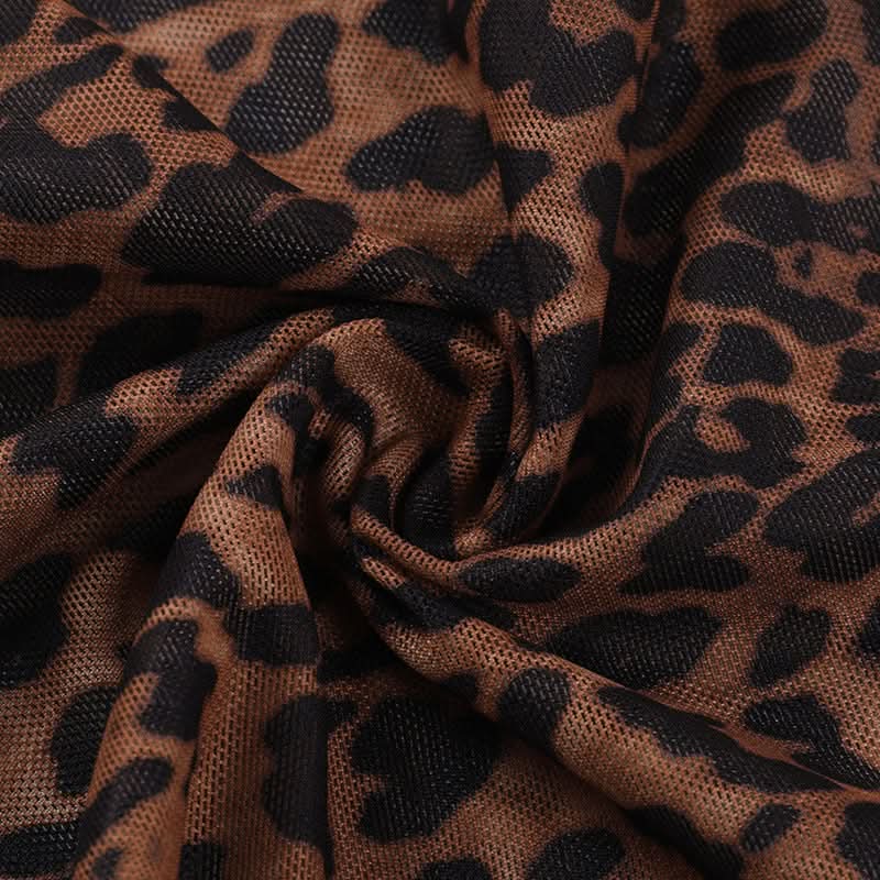 Fierce & Flirty: Leopard Print Sheer Ruffle Cami Top – Fall's Hottest Going-Out Style