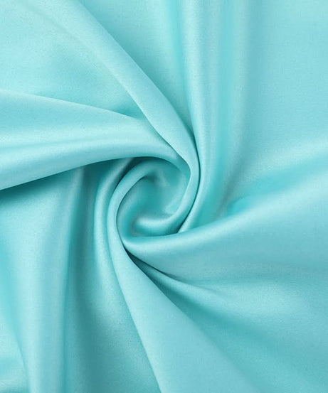 Ocean Siren Aqua Satin Off-Shoulder Maxi Dress - Fall Getaway & Holiday Soiree Glamour