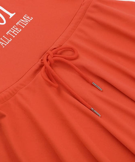 Game Day Ready: Parklane 101 Orange Tube Mini Dress - Sporty Skater Style for Fall