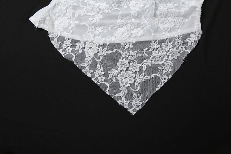 Dreamy White Lace & Satin Cami Top - Sheer V-Neck, Ruched Detail for Fall & Holiday Glam