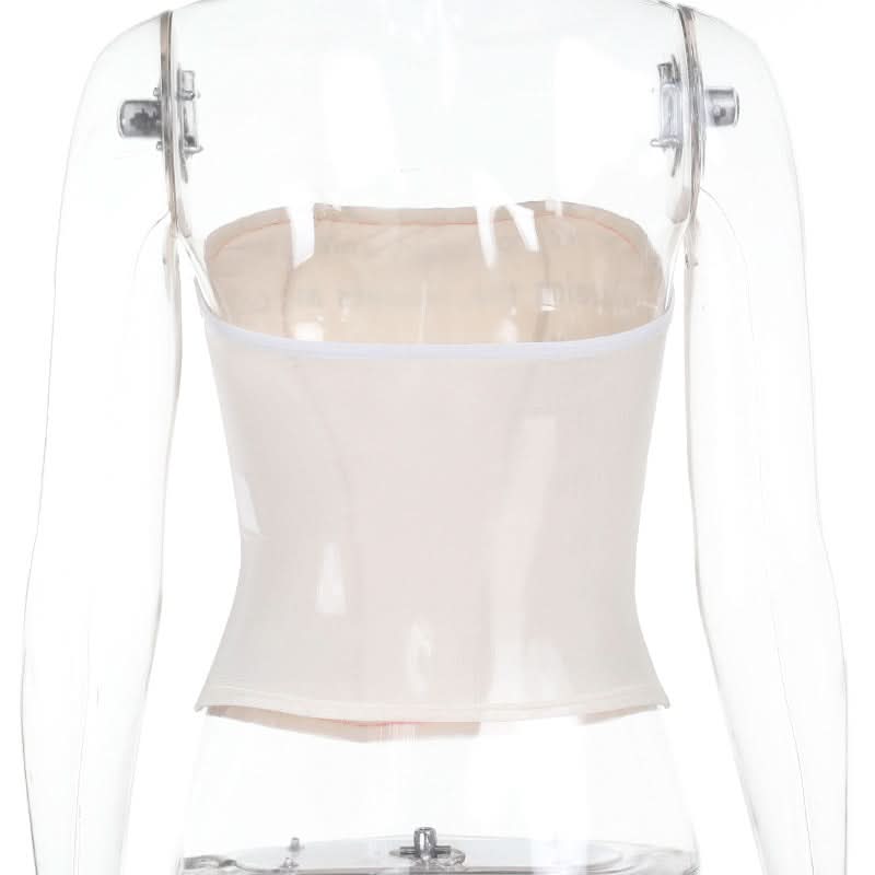 Her Story: Empowerment Quote Strapless Tube Top | Chic Bandeau for Fall Layering & Style