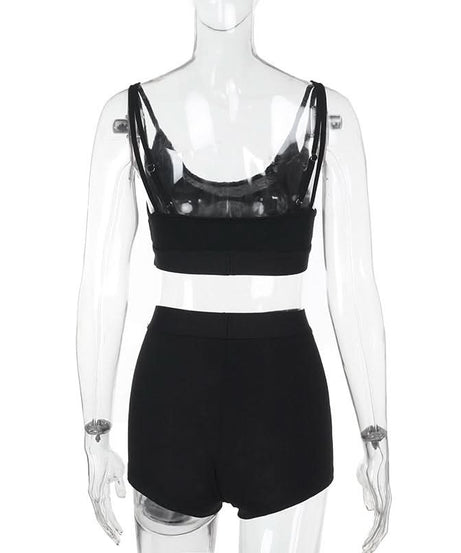 Flight Longing for Free" Cozy Black Bralette & Boyshort Set | Ultimate Fall Loungewear for Women