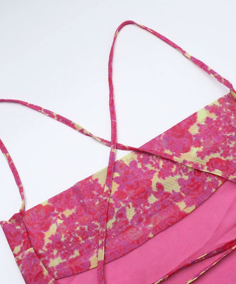 Radiant Rose Cowl Neck Mini Dress - Criss-Cross Back | Your Go-To for Fall Parties & Getaways