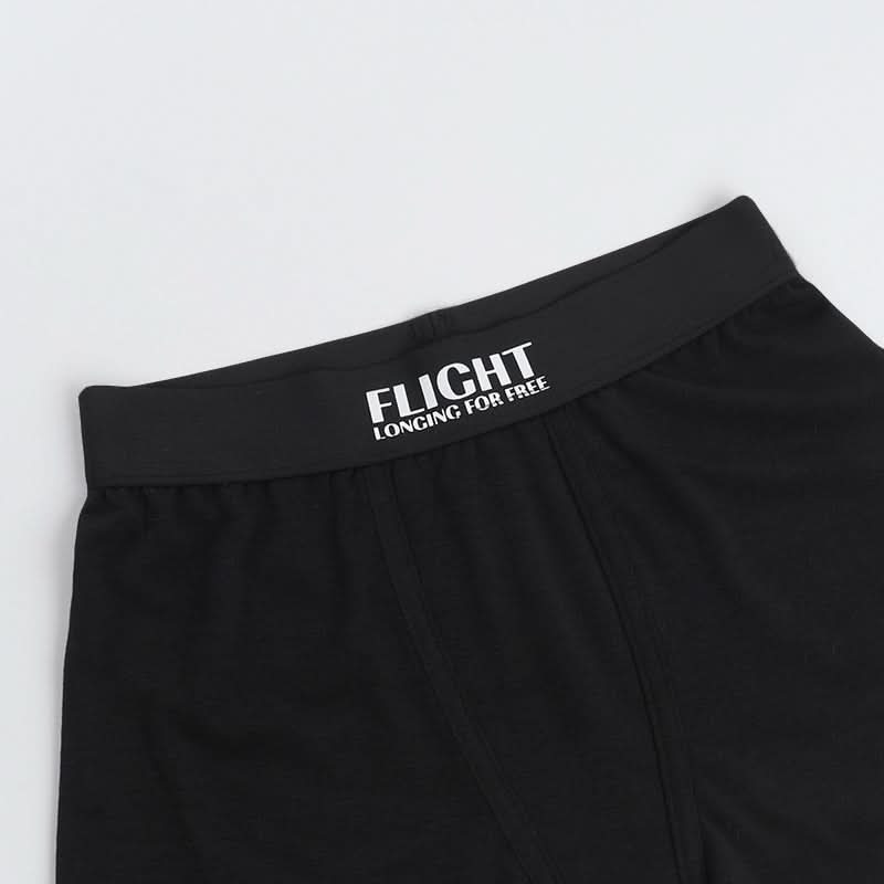 Flight Longing for Free" Cozy Black Bralette & Boyshort Set | Ultimate Fall Loungewear for Women