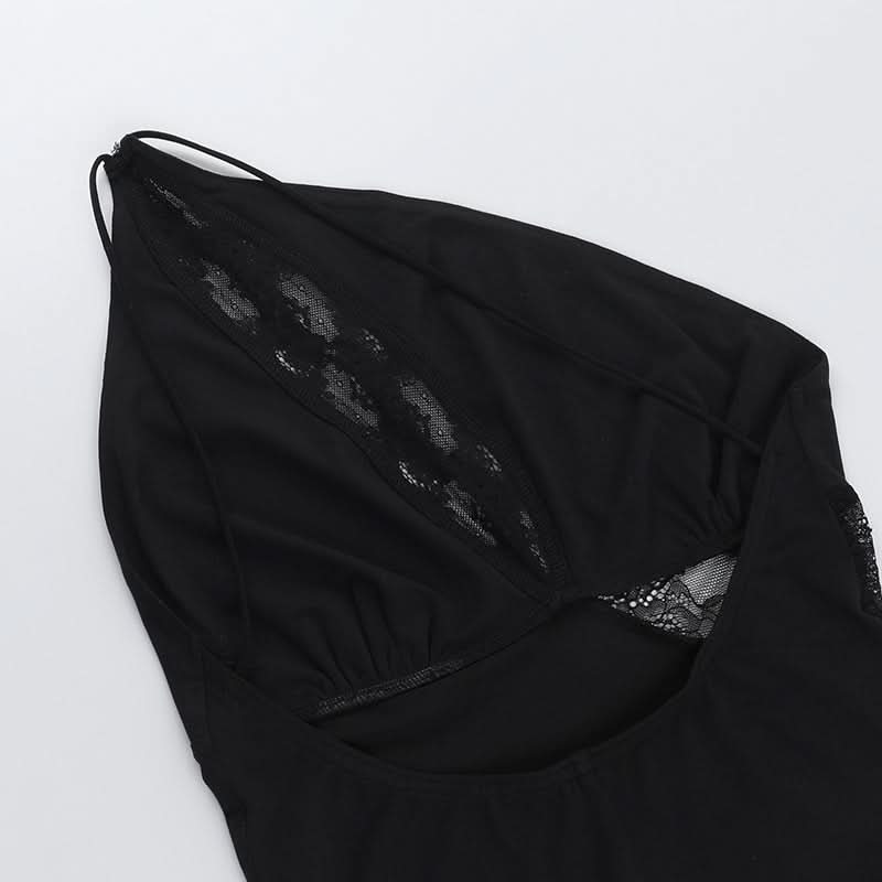 Daring Diva Black Lace Cut-Out One-Shoulder Mini Dress - Your Fall & Holiday Party Statement Piece