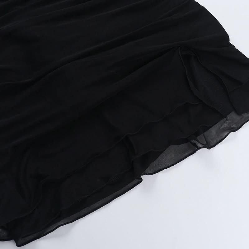 Sultry Black Halter Ruched Mini Dress - Your Ultimate Fall & Holiday Party Essential