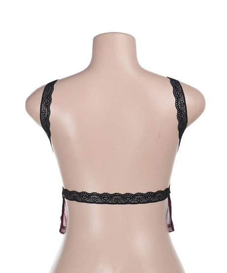 Chic Sheer Floral Mesh Tank Top - Beaded Sparkle & Lace Trim | Fall Nights & Beyond