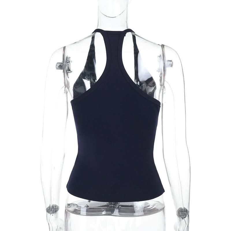 Sultry Deep V-Neck Cutout Tank Top – Your Fall & Holiday Party Statement