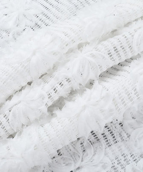 Effortless White Crochet Halter Maxi Dress - Your Chic Resort & Vacation Essential