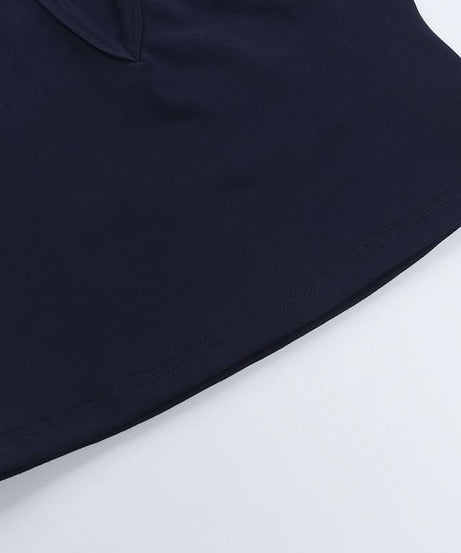 Sultry Deep V-Neck Cutout Tank Top – Your Fall & Holiday Party Statement