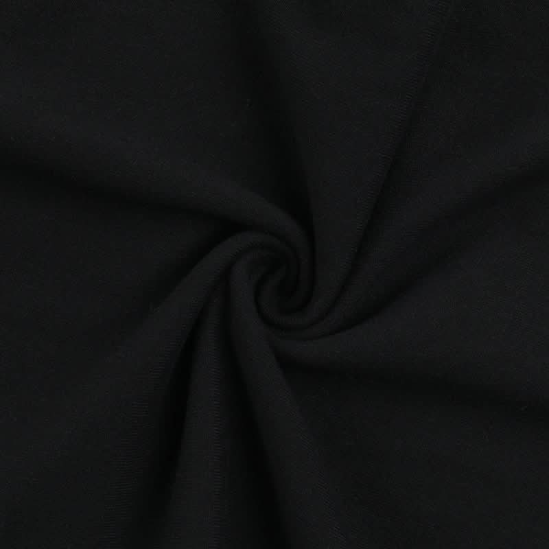 Sultry Black Halter Cutout Flare Jumpsuit - Edgy Deep V & Bell Bottoms for Fall Nights