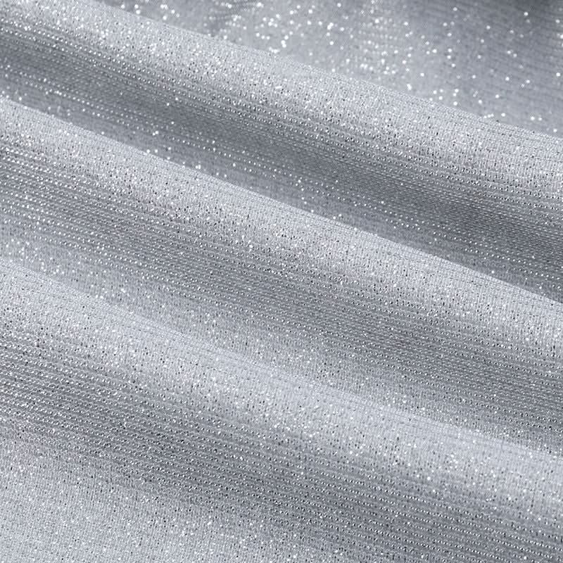 Sparkle & Slay: Glamorous Silver Ruched Strapless Mini Dress | Backless Bow Detail for Holiday Parties & NYE