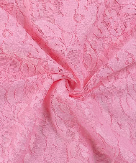 Daring Pink Lace Halter Maxi Dress - Y2K Sheer Ruched Bodycon for Unforgettable Parties & Halloween Glam