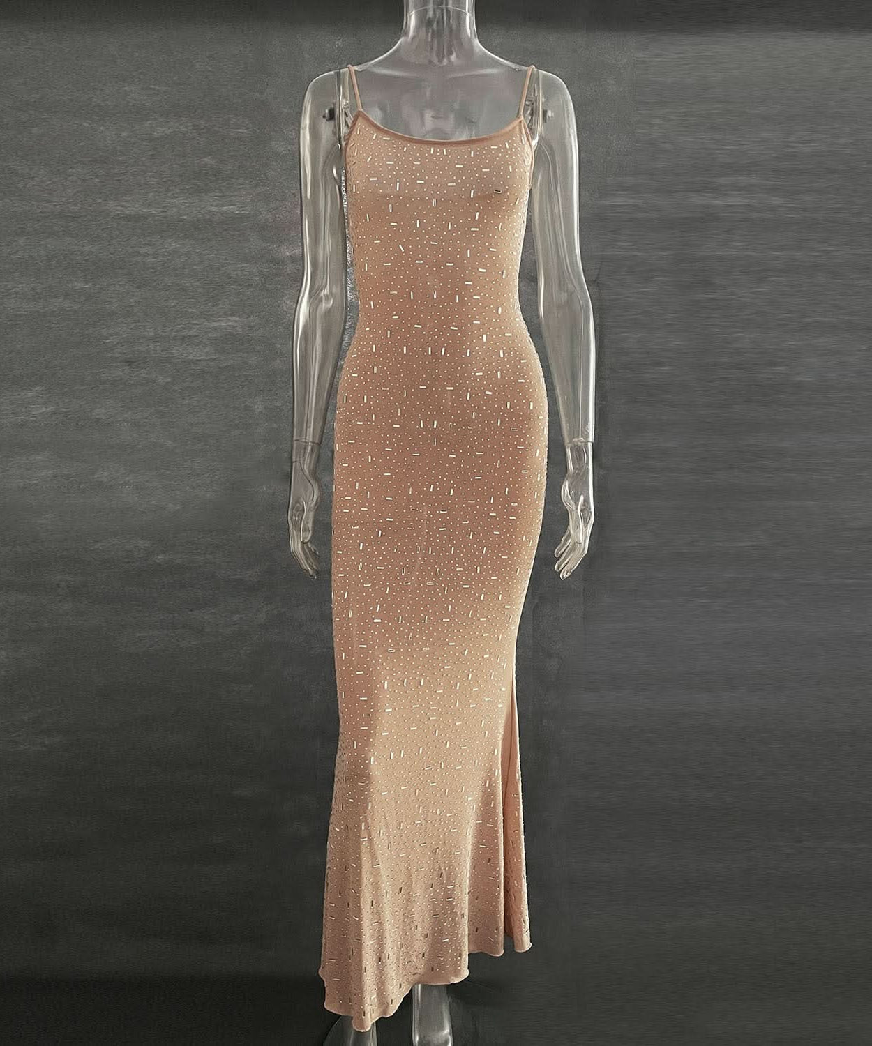 Sparkling Backless Cami Maxi Dress - Your Go-To for Holiday Parties & New Year's Eve